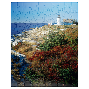 puzzleplate Lighthouse at Pemaquid Point, Maine, USA 100 Jigsaw Puzzle