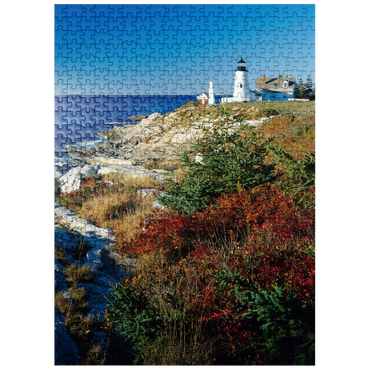 puzzleplate Lighthouse at Pemaquid Point, Maine, USA 500 Jigsaw Puzzle