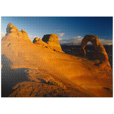 puzzleplate View of Delicate Arch, Arches National Park, Utah, USA 1000 Jigsaw Puzzle