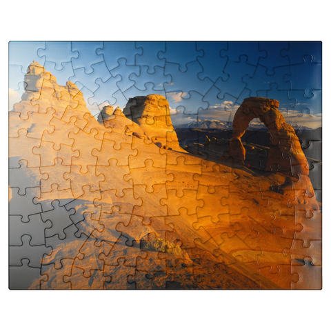 puzzleplate View of Delicate Arch, Arches National Park, Utah, USA 100 Jigsaw Puzzle