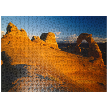 puzzleplate View of Delicate Arch, Arches National Park, Utah, USA 500 Jigsaw Puzzle