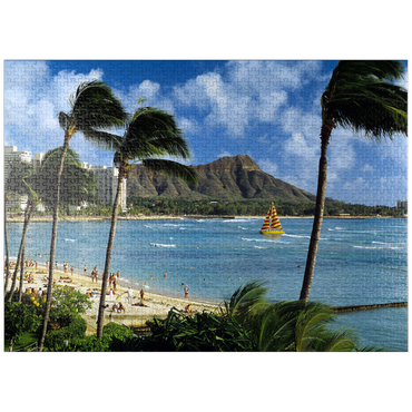 puzzleplate Honolulu, Oahu, Hawaii, USA 1000 Jigsaw Puzzle