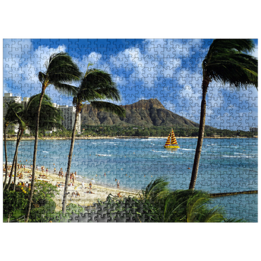 puzzleplate Honolulu, Oahu, Hawaii, USA 500 Jigsaw Puzzle