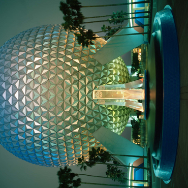 Spaceship Earth, Epcot Center 500 Jigsaw Puzzle 3D Modell