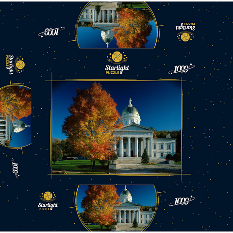 State House, Montpelier, Vermont, USA 1000 Jigsaw Puzzle box 3D Modell