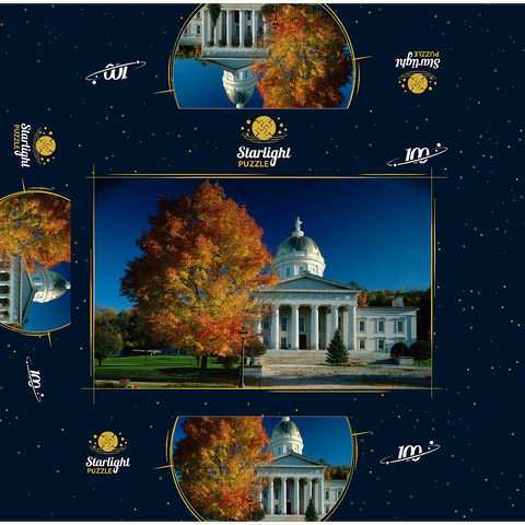State House, Montpelier, Vermont, USA 100 Jigsaw Puzzle box 3D Modell