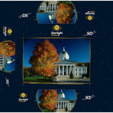 State House, Montpelier, Vermont, USA 500 Jigsaw Puzzle box 3D Modell