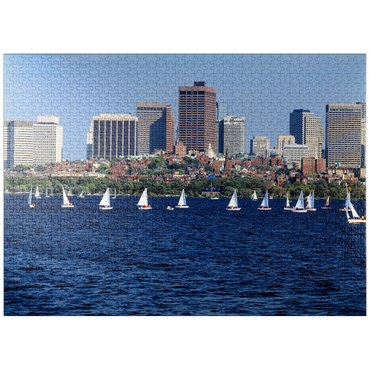 puzzleplate Boston skyline, Massachusetts, USA 1000 Jigsaw Puzzle