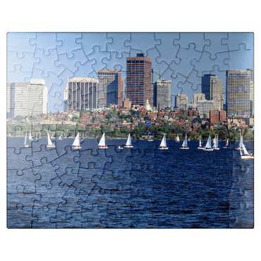 puzzleplate Boston skyline, Massachusetts, USA 100 Jigsaw Puzzle