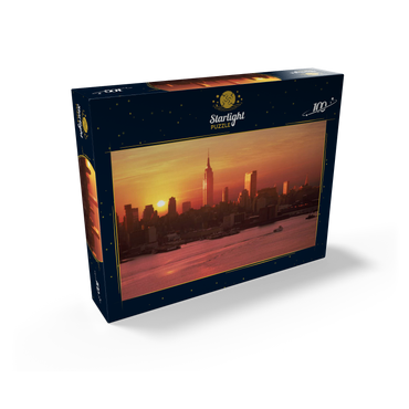 Skyline with Empire State Building, Manhattan, New York City, New York, USA 100 Jigsaw Puzzle box view1