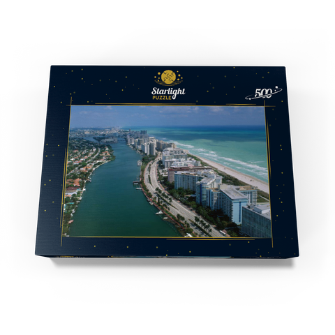 View over Miami Beach, Florida, USA 500 Jigsaw Puzzle box view1