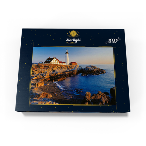 Portland Head Lighthouse at Cape Elizabeth, Maine, USA 1000 Jigsaw Puzzle box view1
