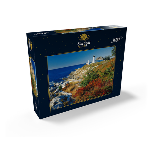 Lighthouse at Pemaquid Point, Maine, USA 1000 Jigsaw Puzzle box view1
