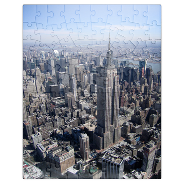 puzzleplate Empire State Building, Manhattan, New York City, New York, USA 100 Jigsaw Puzzle