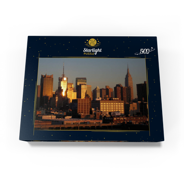 View over Hudson on Manhattan, New York City, New York, USA 500 Jigsaw Puzzle box view1