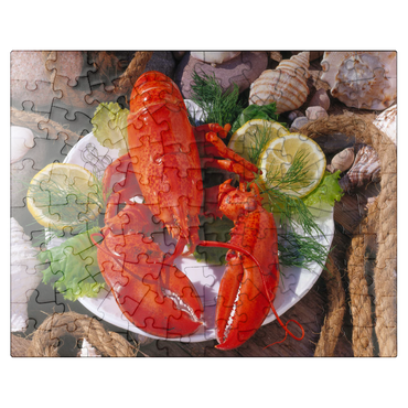 puzzleplate Lobster 100 Jigsaw Puzzle