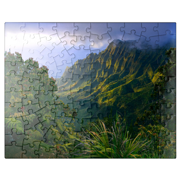 puzzleplate Na Pali Coast, Kauai Island, Hawaii, USA 100 Jigsaw Puzzle