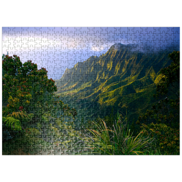 puzzleplate Na Pali Coast, Kauai Island, Hawaii, USA 500 Jigsaw Puzzle