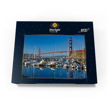 Golden Gate Bridge with marina, San Francisco, California, USA 1000 Jigsaw Puzzle box view1