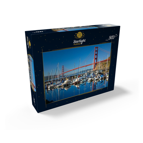 Golden Gate Bridge with marina, San Francisco, California, USA 500 Jigsaw Puzzle box view1