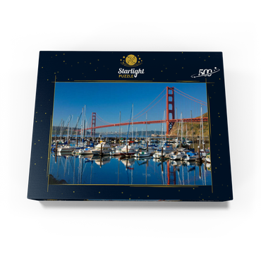 Golden Gate Bridge with marina, San Francisco, California, USA 500 Jigsaw Puzzle box view1