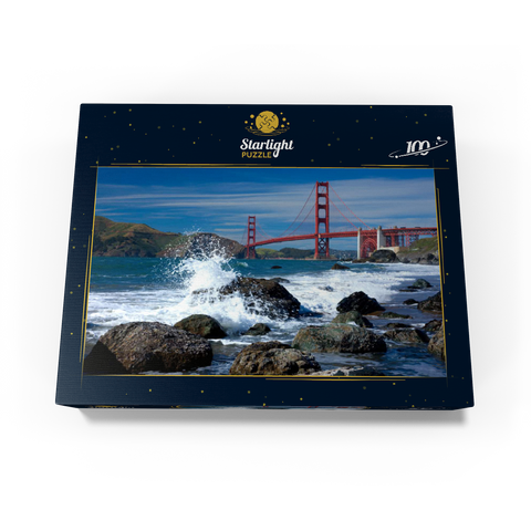 San Francisco Bay and Golden Gate Bridge, San Francisco, California, USA 100 Jigsaw Puzzle box view1