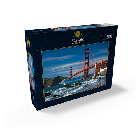San Francisco Bay with cruise ship and Golden Gate Bridge, San Francisco, California, USA 500 Jigsaw Puzzle box view1