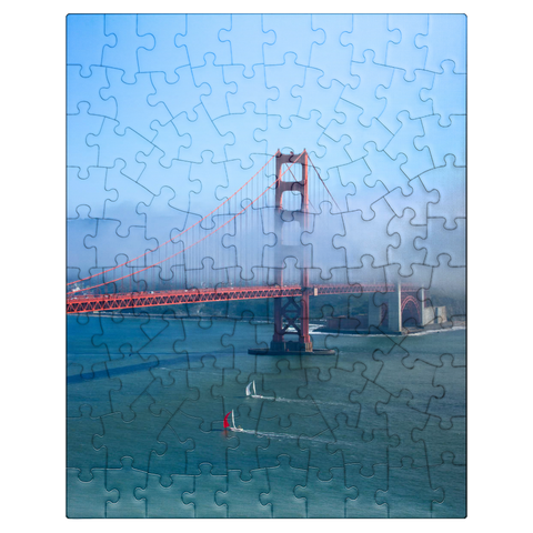puzzleplate Golden Gate Bridge, San Francisco, California, USA 100 Jigsaw Puzzle
