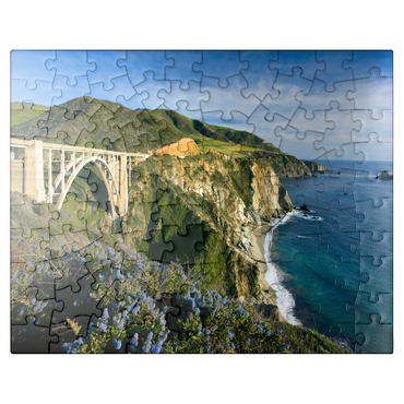 puzzleplate Coast on Highway One near Big Sur, California, USA 100 Jigsaw Puzzle