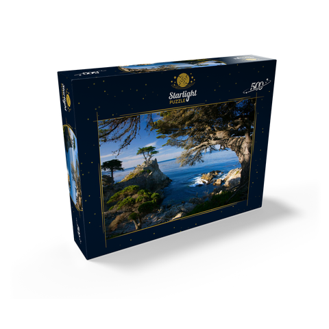 Monterey cypress (Lone Cypress) on the Pacific coast near 500 Jigsaw Puzzle box view1