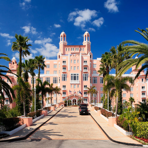 Hotel Don Cesar Beach Resort at St. Pete Beach in St. Petersburg on the Gulf Coast, Florida, USA 100 Jigsaw Puzzle 3D Modell