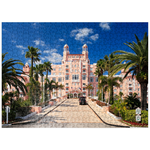puzzleplate Hotel Don Cesar Beach Resort at St. Pete Beach in St. Petersburg on the Gulf Coast, Florida, USA 500 Jigsaw Puzzle