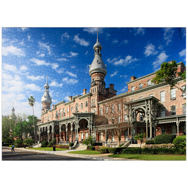 puzzleplate Former Tampa Bay Hotel with Henry Plant Museum in Tampa on the Gulf Coast, Florida, USA 1000 Jigsaw Puzzle