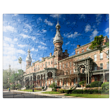 puzzleplate Former Tampa Bay Hotel with Henry Plant Museum in Tampa on the Gulf Coast, Florida, USA 100 Jigsaw Puzzle