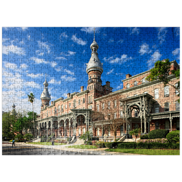 puzzleplate Former Tampa Bay Hotel with Henry Plant Museum in Tampa on the Gulf Coast, Florida, USA 500 Jigsaw Puzzle