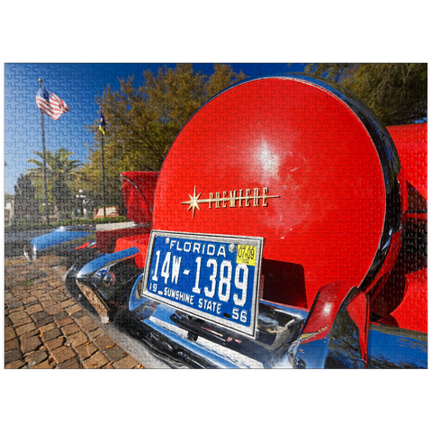 puzzleplate Vintage car in Ybor City, Tampa on the Gulf Coast, Florida, USA 1000 Jigsaw Puzzle