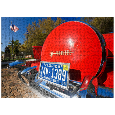 puzzleplate Vintage car in Ybor City, Tampa on the Gulf Coast, Florida, USA 500 Jigsaw Puzzle