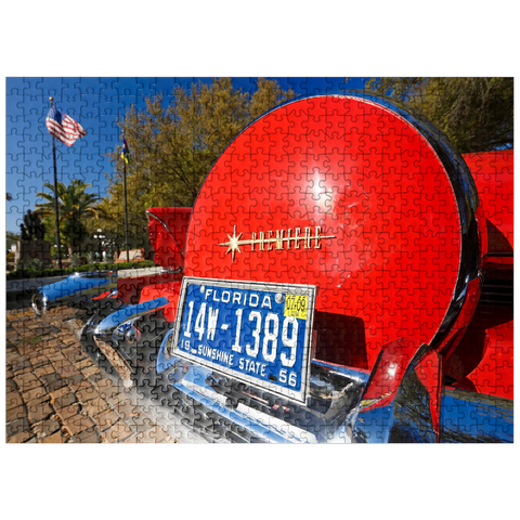 puzzleplate Vintage car in Ybor City, Tampa on the Gulf Coast, Florida, USA 500 Jigsaw Puzzle