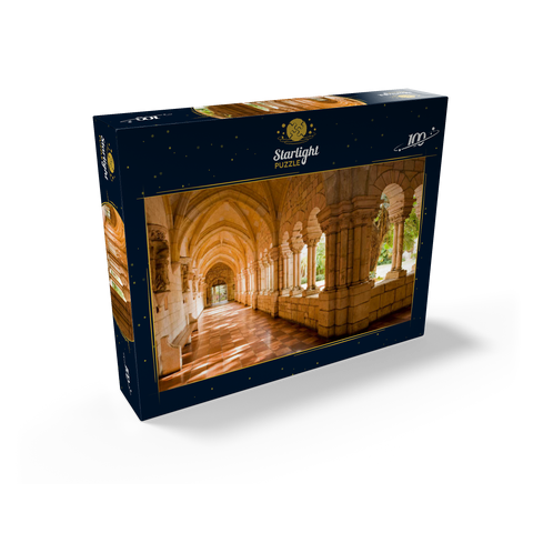 Cloister in the rebuilt Spanish Monastery of St. Bernard in Miami, Florida, USA 100 Jigsaw Puzzle box view1