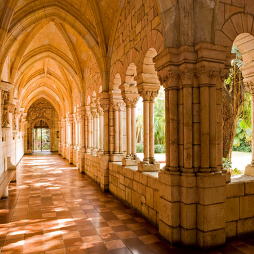 Cloister in the rebuilt Spanish Monastery of St. Bernard in Miami, Florida, USA 100 Jigsaw Puzzle 3D Modell
