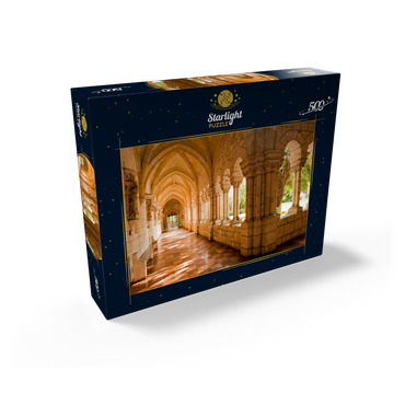 Cloister in the rebuilt Spanish Monastery of St. Bernard in Miami, Florida, USA 500 Jigsaw Puzzle box view1