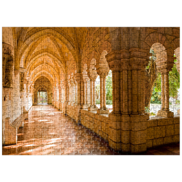 puzzleplate Cloister in the rebuilt Spanish Monastery of St. Bernard in Miami, Florida, USA 500 Jigsaw Puzzle