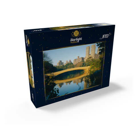 Lake in Central Park, Uptown Manhattan, New York City, New York, USA 1000 Jigsaw Puzzle box view1
