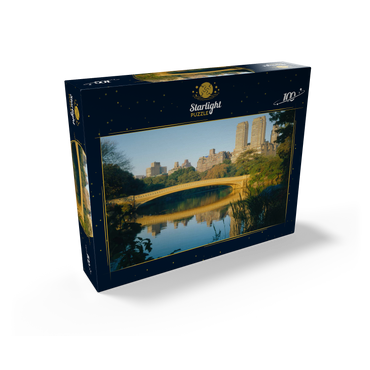 Lake in Central Park, Uptown Manhattan, New York City, New York, USA 100 Jigsaw Puzzle box view1