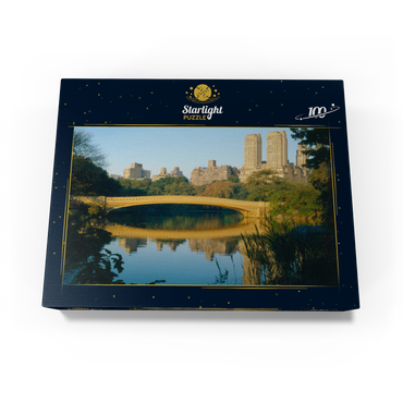 Lake in Central Park, Uptown Manhattan, New York City, New York, USA 100 Jigsaw Puzzle box view1