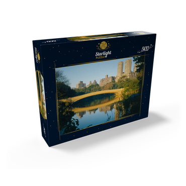 Lake in Central Park, Uptown Manhattan, New York City, New York, USA 500 Jigsaw Puzzle box view1