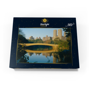 Lake in Central Park, Uptown Manhattan, New York City, New York, USA 500 Jigsaw Puzzle box view1