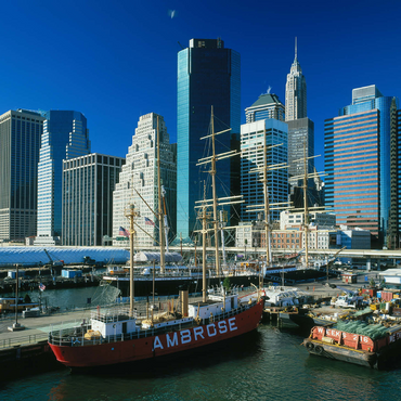 Southstreet Seaport Museum, New York City, New York, USA 500 Jigsaw Puzzle 3D Modell