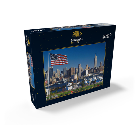 View over the Hudson to Manhattan, New York City, New York, USA 1000 Jigsaw Puzzle box view1
