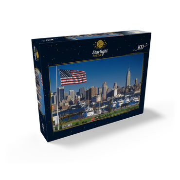 View over the Hudson to Manhattan, New York City, New York, USA 100 Jigsaw Puzzle box view1